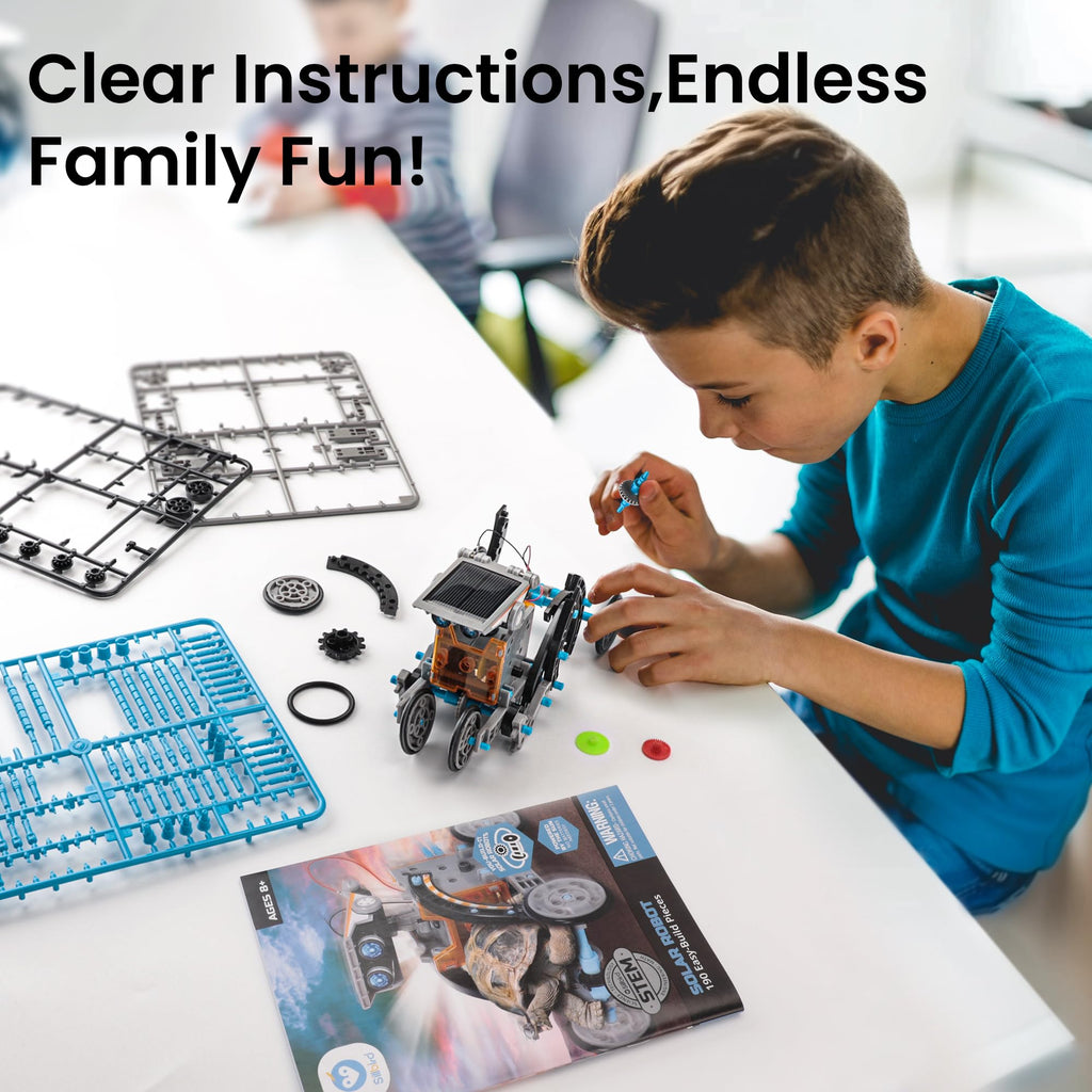 Sillbird 12-in-1 Solar-Powered STEM Robot Building Kit