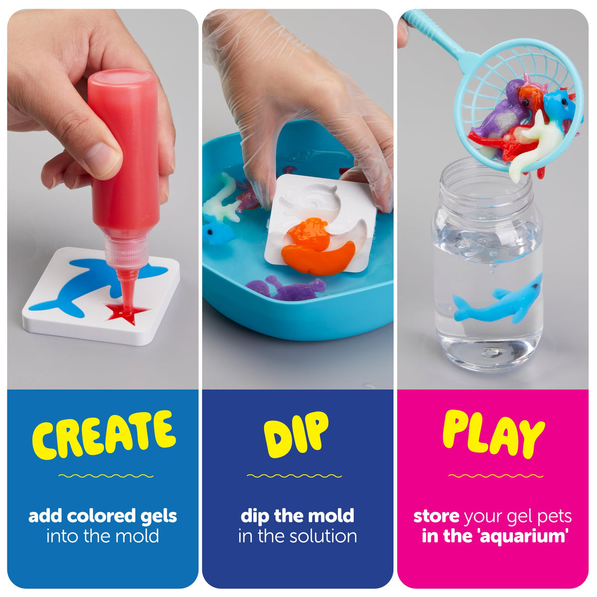 Dan&Darci Magic Gel Water Pets Squishy Maker Craft Kit