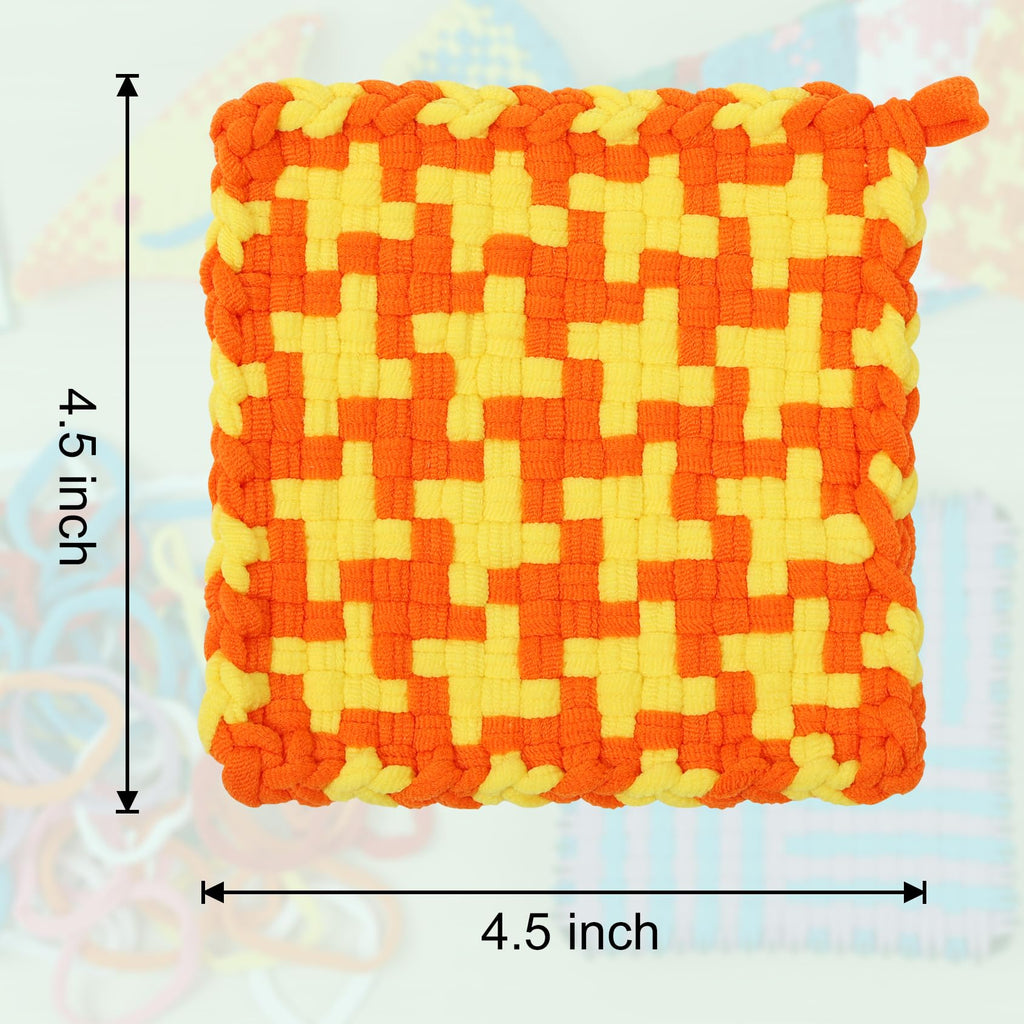 IQKidz Potholder Weaving Loom Kit with Refill Loops