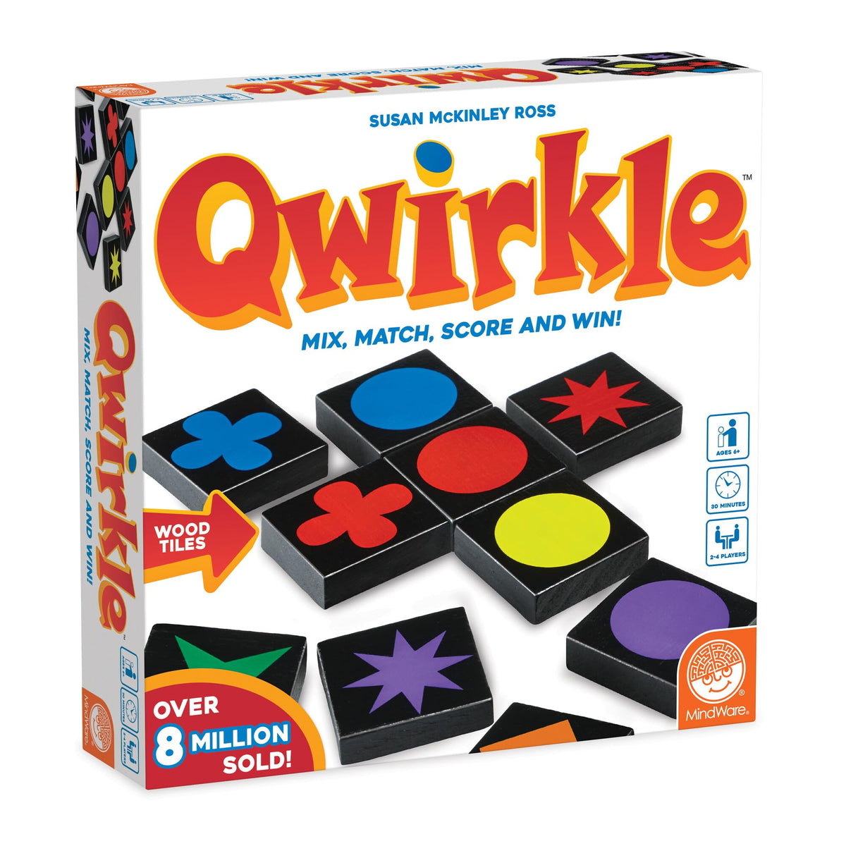 MindWare Qwirkle Color & Shape Strategy Board Game