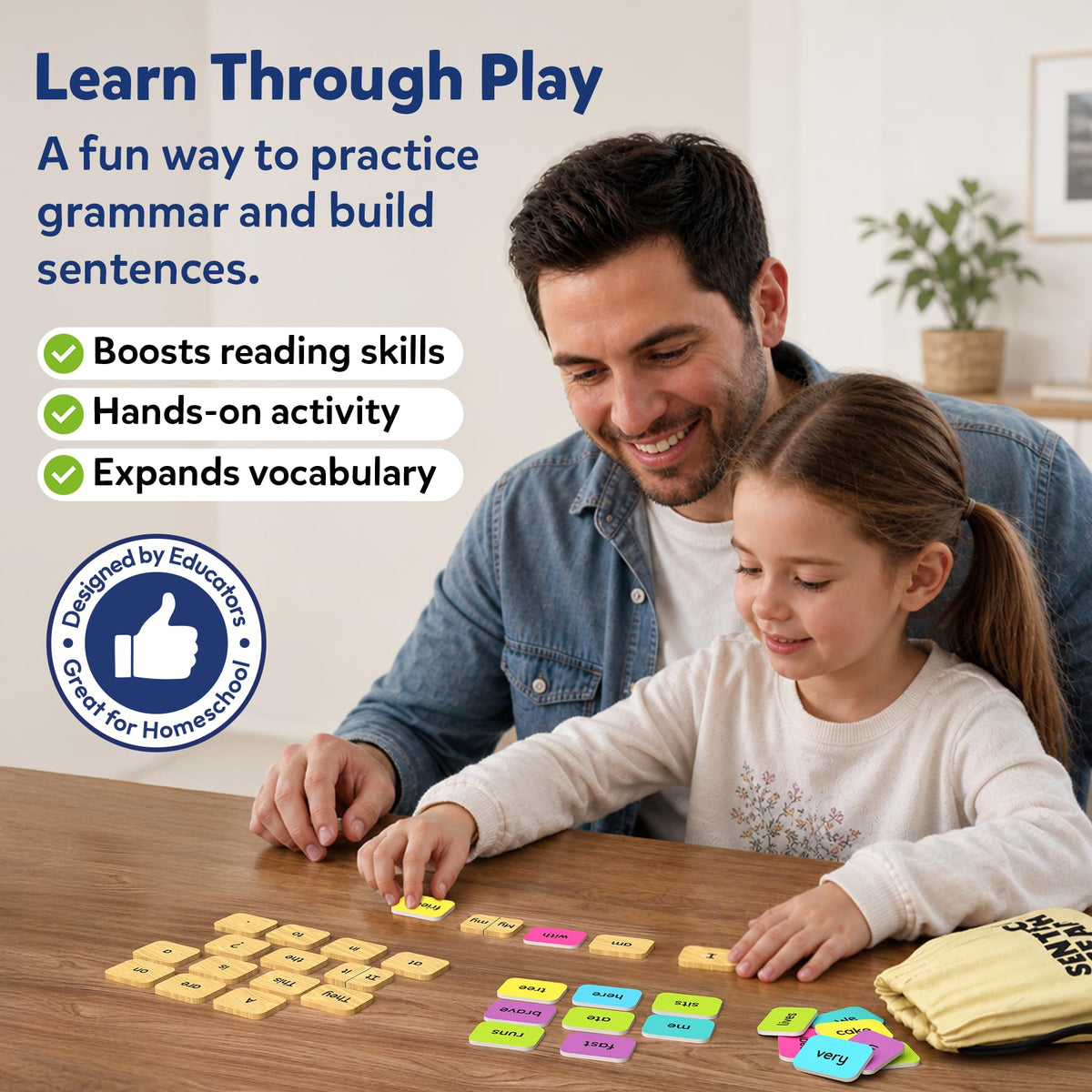 Skillmatics Sentence Search Educational Word Building Game
