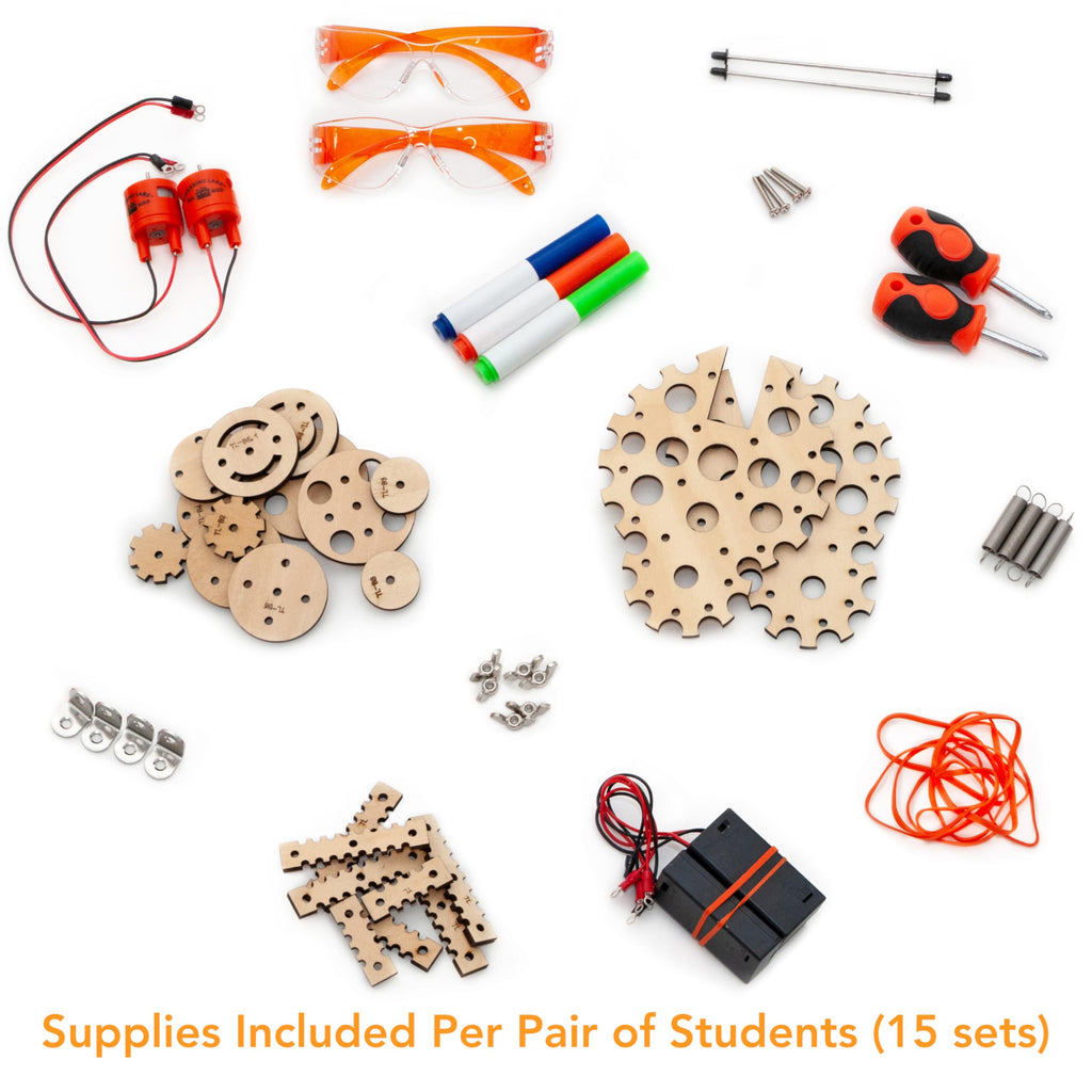 Tinkering Labs Catalyst STEM Engineering Class Pack & Cabinet