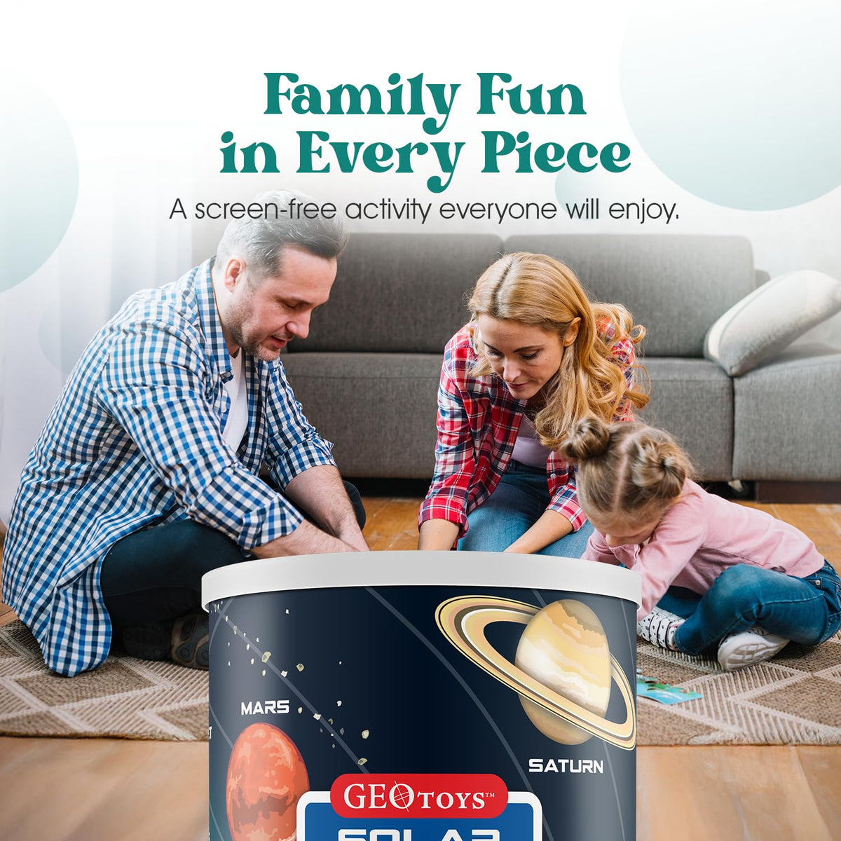Geotoys Mini Solar System 100-Piece Space Jigsaw Puzzle