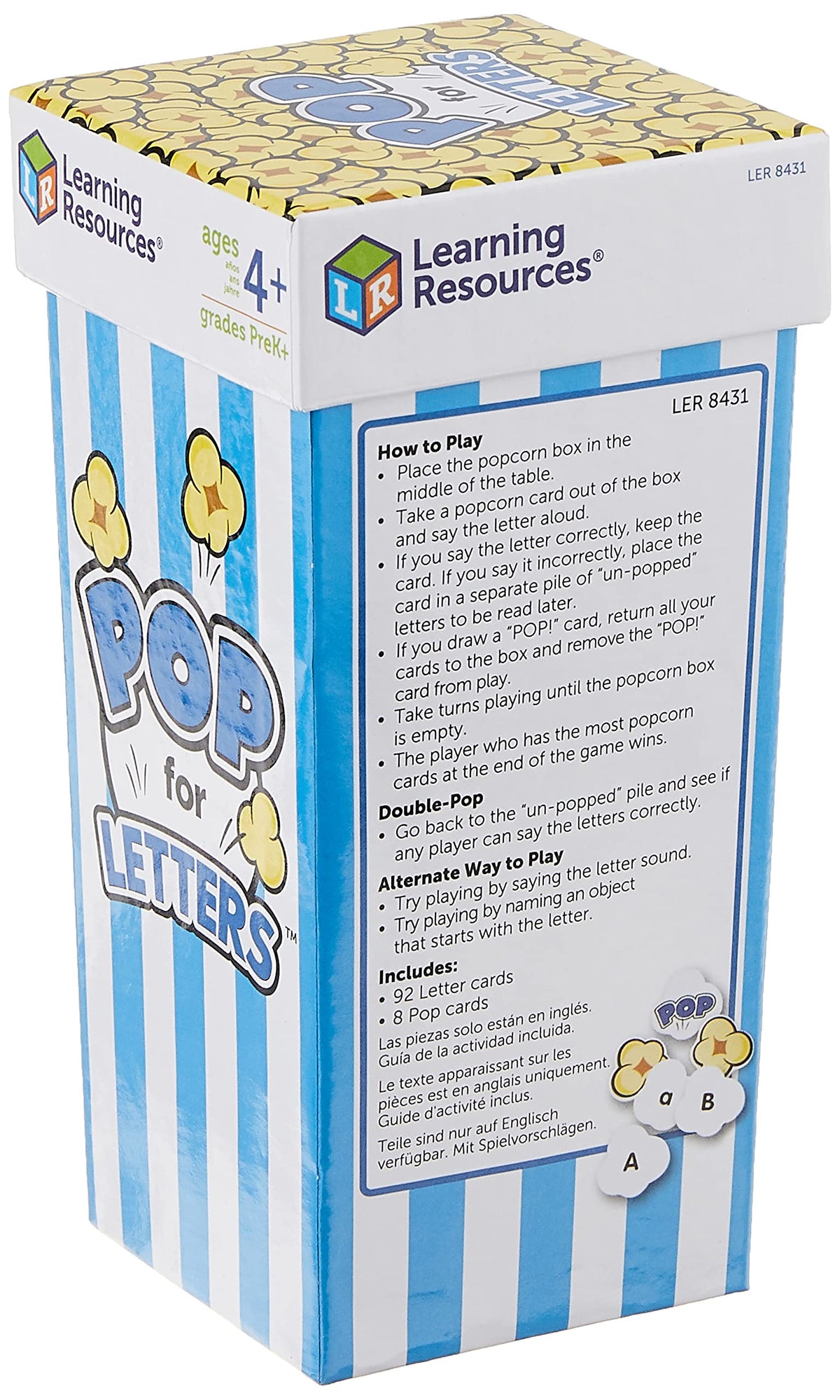 Learning Resources Alphabet Soup Sorters, 208-Piece Set