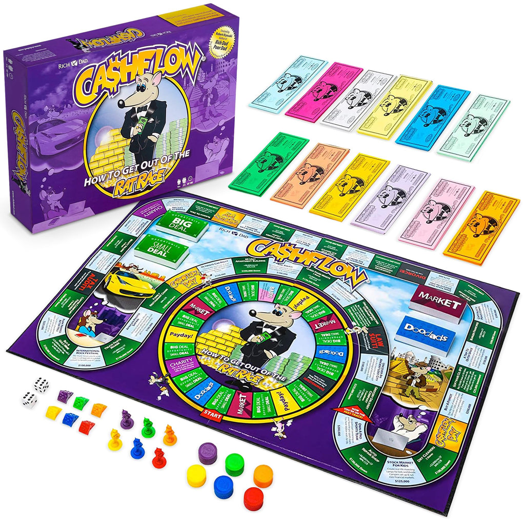 Rich Dad CASHFLOW 2020 Financial Literacy Board Game, 2-Pack