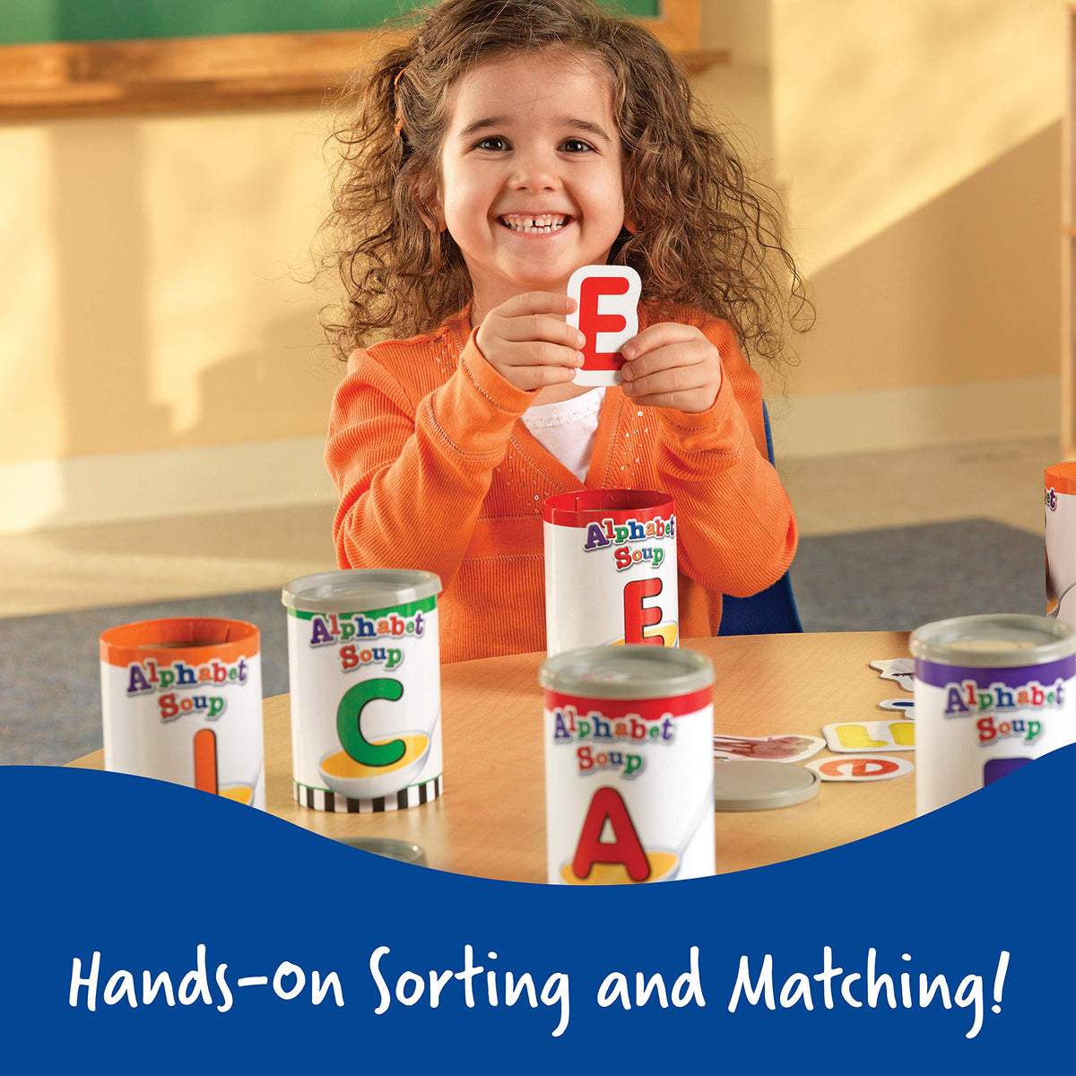 Learning Resources Alphabet Soup Sorters, 208-Piece Set