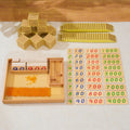 penepico Montessori Wooden Decimal Place Value Learning Set