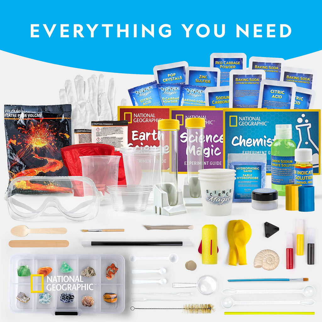 National Geographic Mega Science Kit with 100+ Experiments